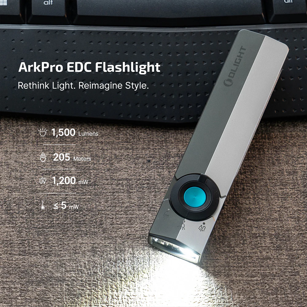 ARK PRO SERIES – FLAT UNIBODY EDC FLASHLIGHT - Image 8